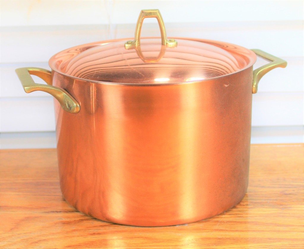 REVERE WARE 10 Pc Copper Clad Cookware Set Pots Lids Made In USA